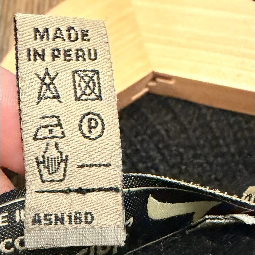 Peruvian Link 100% Alpaca Knit Cardigan Sweater Peru L/XL
